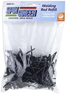 MindWare Spin-Gineer Welding Rod Refill Pack – Engineering Activity for Kids Ages 8 & Up – Includes 100 Pieces by MindWare