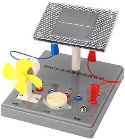 Solar Cell Energy Conversion Kit, Light-to-Electricity Physics Experiment Demonstrator by Unknown
