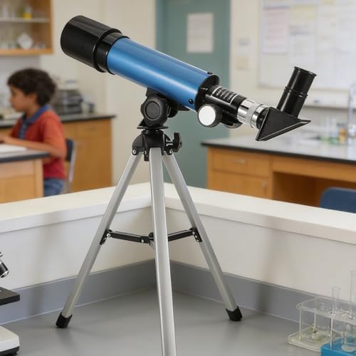 Xmas Stargazing Telescope for Beginners High Powered Blue Refractor - Image 6