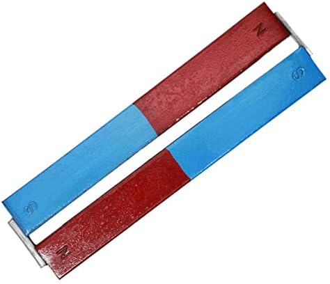 EISCO 2PK Bar Magnets, 6 Inch - N/S - Includes Keepers - Chrome Steel - Image 2