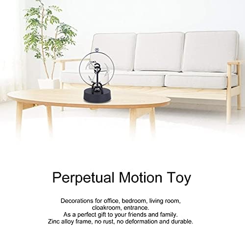 DIXII Perpetual Motion Desk Toy Magnetic Levitation Physical Science Toy Desk Decor USB/Battery Science Psychology Home Office Decor Toy Desktop, Default - Image 2