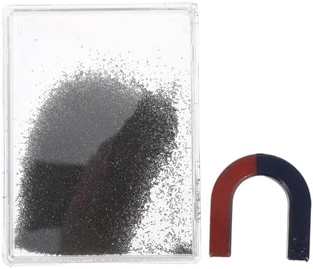 Physics Science Magnets Kit Scientific Iron Filings Box Comprising Magnetic Field Demonstrator Powder Shaped Magnet Electromagnetism Teaching Instrument for Classroom Experiments - Image 3