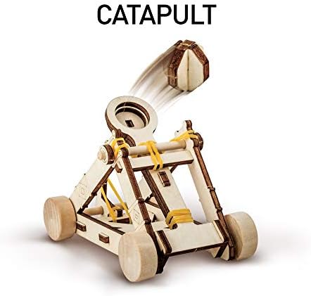 National Geographic Da Vinci Catapult Wood Building STEM Kit for Kids - Image 4