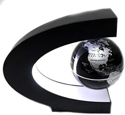 PowerTRC C Shape Magnetic Levitation Floating Globe World Map LED Light - Image 3