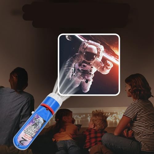 Georgie Porgy Children Projector Toys Educational Science Set Wall Ceiling Tent Torch Solar System Planet Toys Gifts Flashlight for Kids Boys Girls (Outer Space) - Image 2