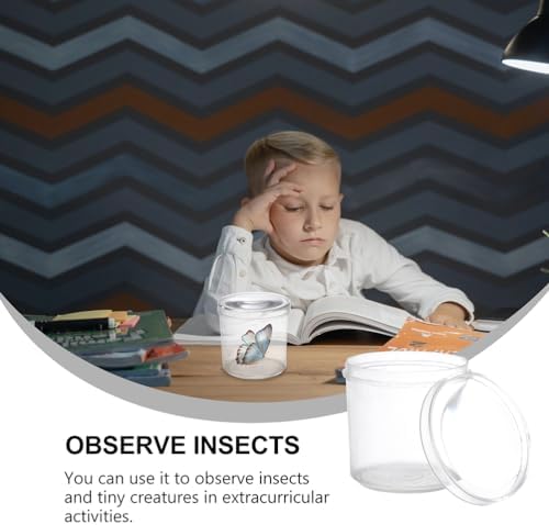 iplusmile Insect Observation Box with Magnifying Viewer 3-Inch Portable Transparent Container for Kids Nature Exploration Science Learning - Image 7