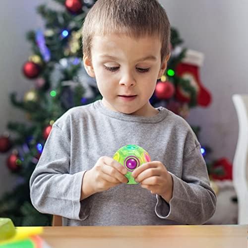 Vdealen Magic Rainbow Puzzle Ball, Fidget Ball Puzzle Brain Teaser Fidget Toy for Boys & Girls- Birthday Party Valentines Easter Christmas Stocking Stuffers for Kids Teen & Adults-2 Pack - Image 5