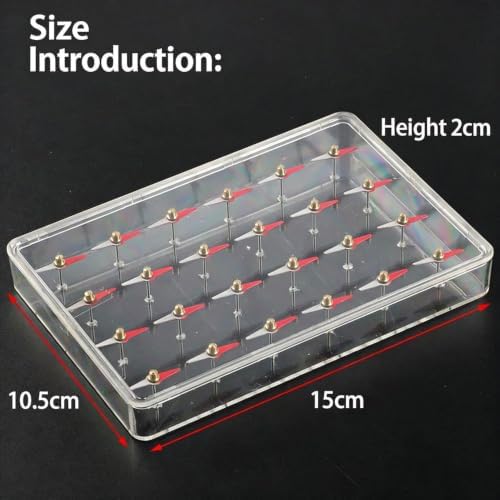 Magnetic Molecular Model Science Kit 24 Needles Physics Lab Equipment Field Line Demonstrator Teaching Aids for Middle School Education Experiment - Image 2