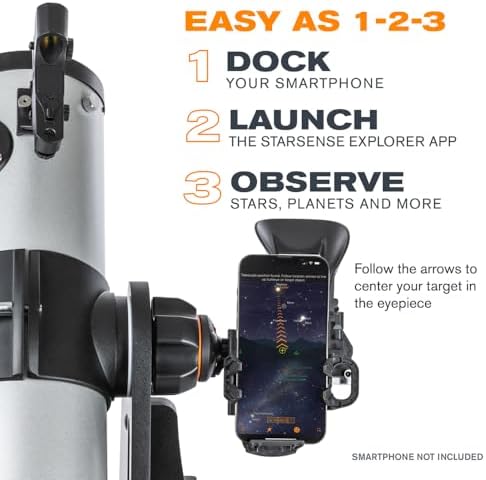 Celestron StarSense Explorer 114AZ App-Enabled Tabletop Dobsonian Telescope - Image 3