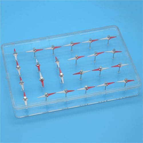 Magnetic Field Demonstration Plate, 1 Set of Magnetic Field Teaching Apparatus Science Magnet Needles Set with Storage Box for Student Scientific Experiment Supplies for Physics Teaching - Image 5