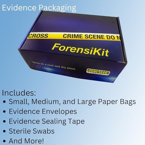 Crime Scene Evidence Packaging ForensiKit Explore Crime Scene Processing Techniques, Blue - Image 2