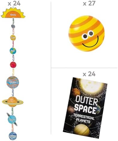 Fun Express Space & Solar System Learning Activity Kit for 24 - Assortments May Vary - Image 2