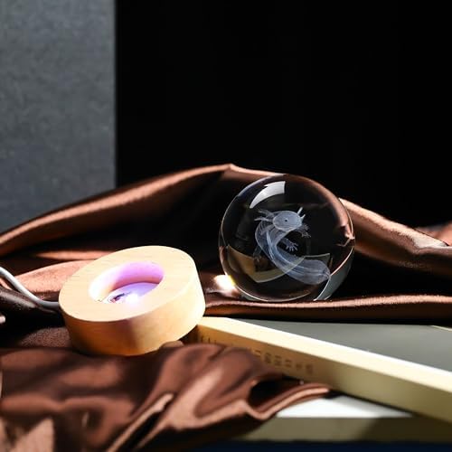 3D Axolotl Gifts for Women Crystals Ball 60mm- Axolotl Figurines Decor Glass Animals Figurine Animal Stuff for Room Birthday for Best Friend Lovers Keepsake Paperweight - Image 2