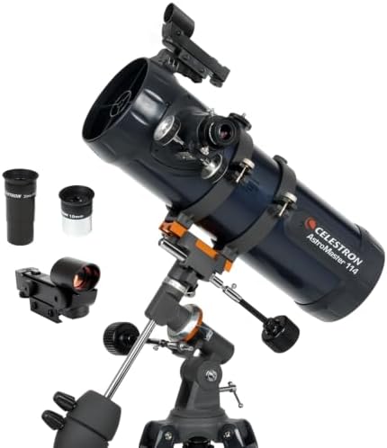 Celestron AstroMaster 114EQ Telescope for Family Stargazing by Unknown