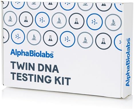 AlphaBiolabs Twin DNA Testing Kit - Fast Results by AlphaBiolabs