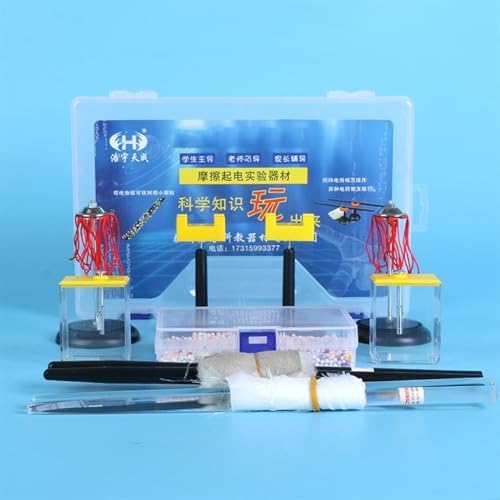 Friction Electrification Experiment Glue Stick Friction Electrification Experiment Differential Charge Attraction Experiment - Image 2