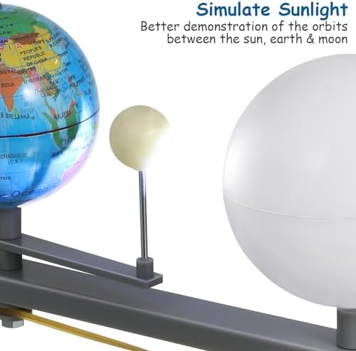 Vaguelly Sun Earth Moon Model Astronomy Teaching Tool for Classroom - Image 4