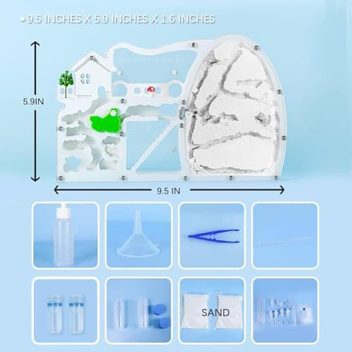 2PCS Ant Farm for Kids with Connectable Tubes Habitat Science Learning Kit - Image 3