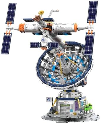 BDYDT Space Radio Telescope Building Blocks Sets, Ideal Gift for Space Lovers, Radio Telescope Building Blocks Set for Exploring Space (1053 Pieces) - Toys Gifts for Adult by BDYDT