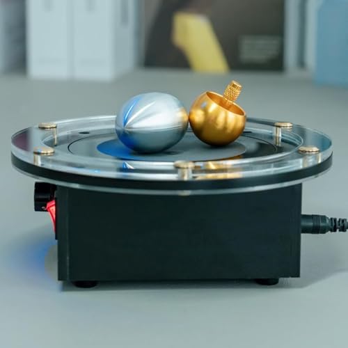 Electromagnetic Eddy Currents Egg, Columbus Coil Rotating Magnetic Field Model Egg with Metal Construction, for Teaching, Gifts, Science Experiments Toys for Children and Teenagers - Image 3