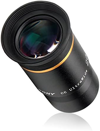 SVBONY Telescope Eyepiece Fully Mutil Coated 1.25 inches Telescope Accessories Set 66 Degree Ultra Wide Angle HD 20mm for Astronomy Telescope by SVBONY