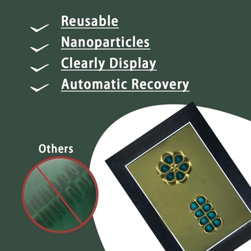 4 x 6 Inch Magnetic Field Viewing Film, Magnetic Field Viewer, Magnetic Flux Display, Magnet Pattern Detector, Scientific Project Teaching, Automatic and Reusable Recovery - Image 3