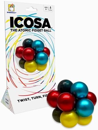 Brainwright - ICOSA - The Atomic Fidget Ball - Twist, Turn, Fidget! by CEACO