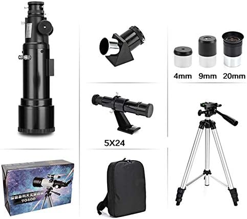 Ultra Hd, Astronomical Telescope,Profession Stargazing 100x Telescope Beginners,Adult 70mm Astronomical Refractor Telescopes,with Height Adjustable Tripod,White - Image 4