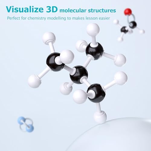 Molecular Model Kit, 124 Pcs Organic Chemistry Structure Set - Image 4