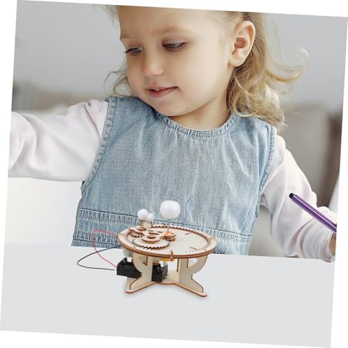 DIY Assembly Space Model Toy for Children, Wooden Kit - Image 5