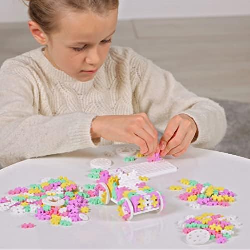 PLUS PLUS Color Cars Tube, Candy - Car Building Kit, 200 pc Hashtag Blocks - Image 3