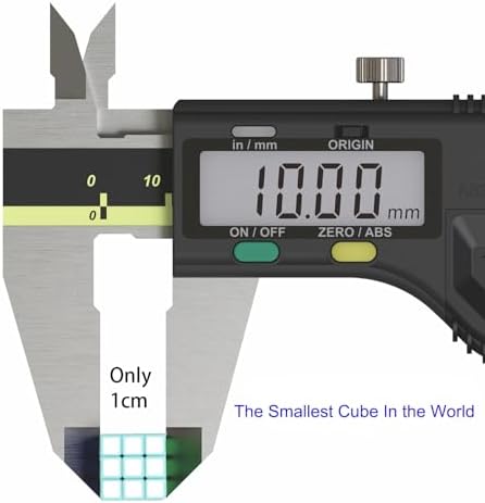 Mini 3x3 Speed Cube - Miniature Magic Cube Puzzle,Small Size | 3x3x3 Tiny Speed Cube Lab 1x1x1cm Smooth Smallest Cube Toy Gift for Cube Enthusiast,Kids and Adults - Image 5