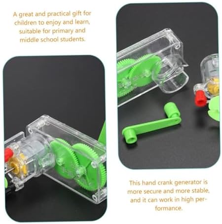 DIY Hand-Crank Generator Kit - Separable Physics Electricity Circuit Experiment Set for Science Education - Image 4