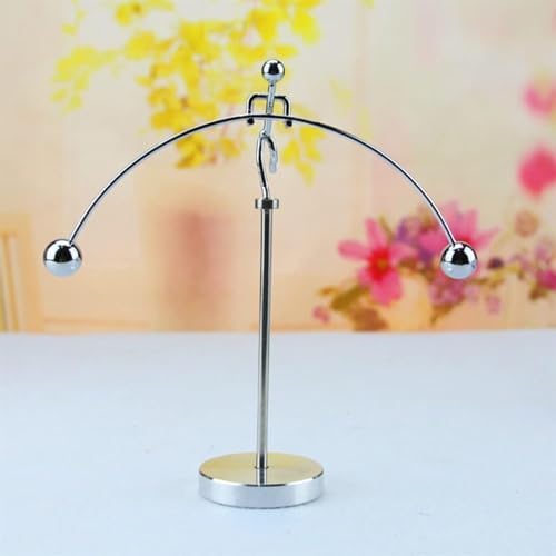 Gravity Magnetic Levitation Balanced Figure Pendulum, Newton Kinetic Swing, Leverage & Balance Principle Physical Demonstration Desktop Ornament - Image 5