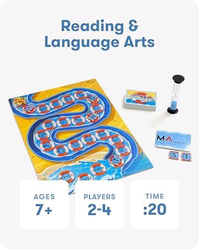 SimplyFun Letter Slide - Enhance Vocabulary and Language Skills with This Educational Game, Focused on Spelling, Consonants & Vowels, Fun for 2-4 Players, Ages 7 & Up - Image 3