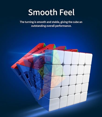 Bukefuno MoYu Meilong 5x5 Speed Puzzle Cube MFJS 5x5 Magic Moyu Cube Stickerless Meilong 5x5x5 Cubing Classroom Speed Toys - Image 4