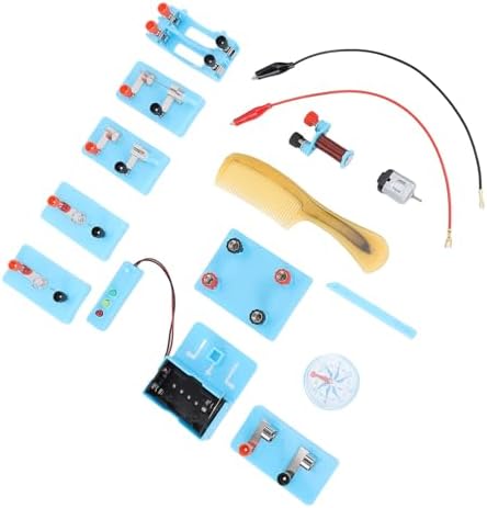 Rengue Circuit Experiment Kit with Wind and LED Traffic Light, STEM Physics Learning Set, Builds Basic Circuits Electromagnetism Projects, for Kids Students Home Classroom - Image 5