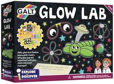 Galt Toys, Glow Lab, Science Kits for Kids, Ages 6+, Multicolor by Galt