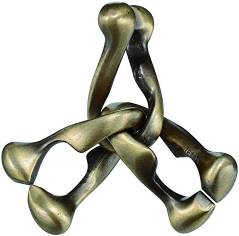 BePuzzled | Trinity Hanayama Metal Brainteaser Puzzle Mensa Rated Level 6, for Ages 12 and Up - Image 4