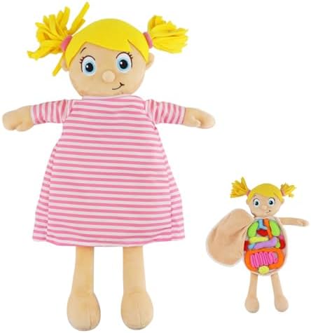 Vocheer Human Body Anatomy Toy, Human Body Model for Kids, Montessori Plush by vocheer