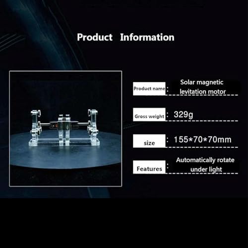 Solar Magnetic Levitation Model, Solar Suspension Horizontal Brushless Motor Model, Science Experiment Demonstration Kit for School, Education - Image 6