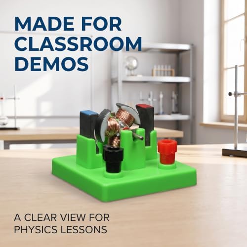 1Pc Green DIY DC Electrical Motor Assemble KIT - STEM Science Lab Educational Physics Learning Experiment Ornaments for Electrical Motor Light in Weight,Learning and Education(ZS584) - Image 6