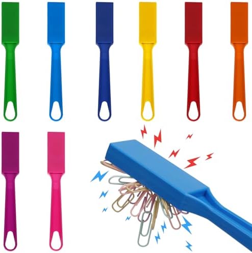 SAYAYA 8 PCS Magnetic Bingo Wands 7.87 Inch Colorful Magnet Sticks for Bingo Chips, Family Game Night, Science Learning, Counting Activities, and Educational Fun, Classroom Supplies by SAYAYA