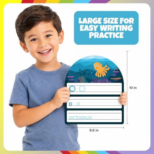 Sproutbrite 13 Pack 8.6"x10" CVC Flash Cards Word Writing Cards - Image 4