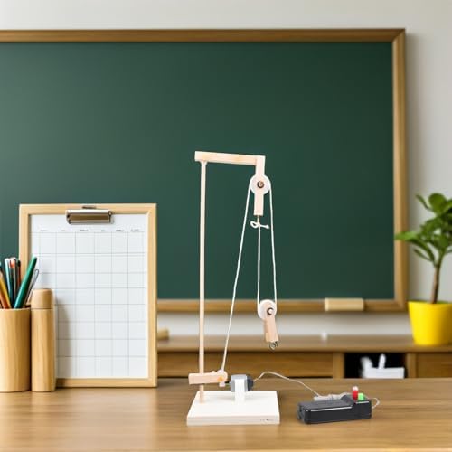 DIY Physics Pulley Crane Kit with Remote Control for Students - Image 5