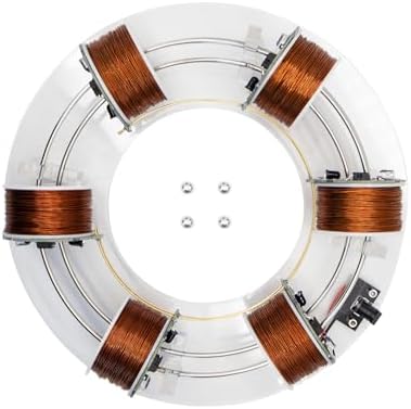 6 Coils Ring Electromagnetic Accelerator Cyclotron by Moderock