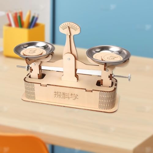 DIY Educational Toys Wood Mechanical Building Toys Balance Scale Homeschool Projects Technology Small Production for Teens - Image 5