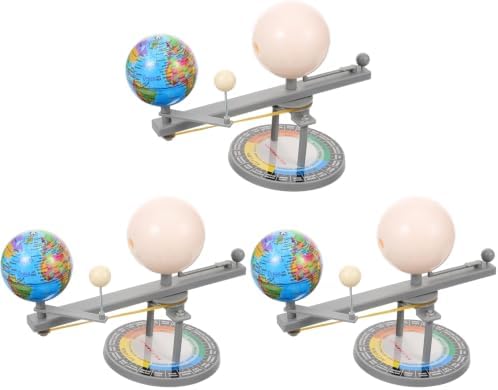 TOYANDONA Sun Earth Moon Orbital Model, Solar System Planetarium Model Solar System Project Kit for Kids Educational (Pack of 3) by TOYANDONA