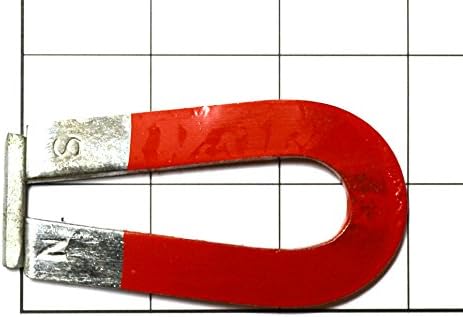 Eisco - Small Horseshoe U-Shaped Magnet, Chrome Steel, 3" x 1 9/16", Educational Physics Lab Tool, Magnetism & Magnetic Field Demonstrations, Classroom Science Experiments, Teaching Resource by EiscoLabs
