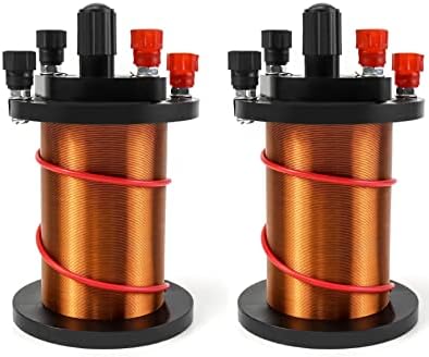 QWORK Demonstration Induction Coil with Primary Coil, Secondary Coil and Soft Iron Core Cylindrical Magnet for Physics Teaching, 2 Set - Image 2